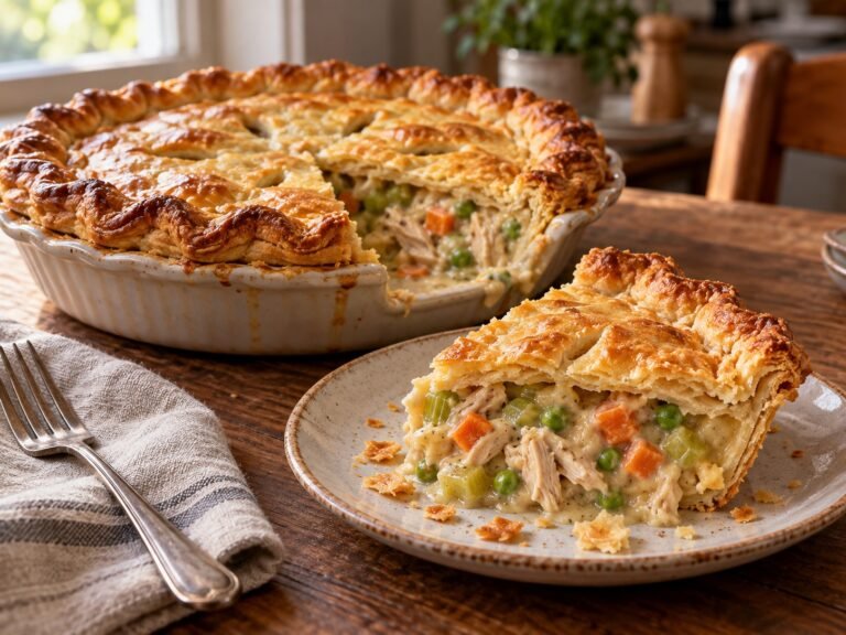 Easy Chicken Pot Pie (With Rotisserie Chicken)