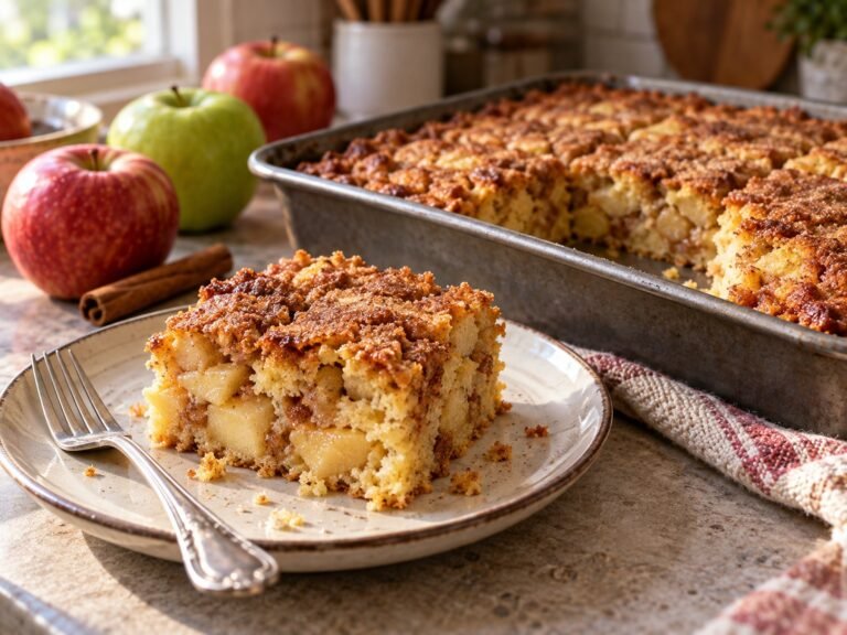 Easy Apple Cake (One Bowl, 9×13)
